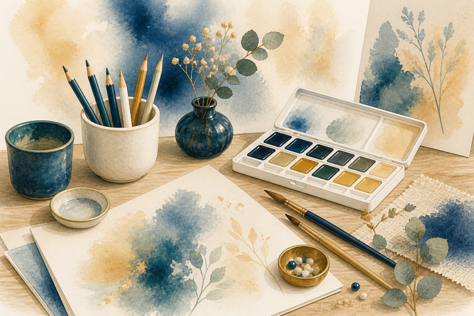 Illustration d’un atelier d’art-thérapie