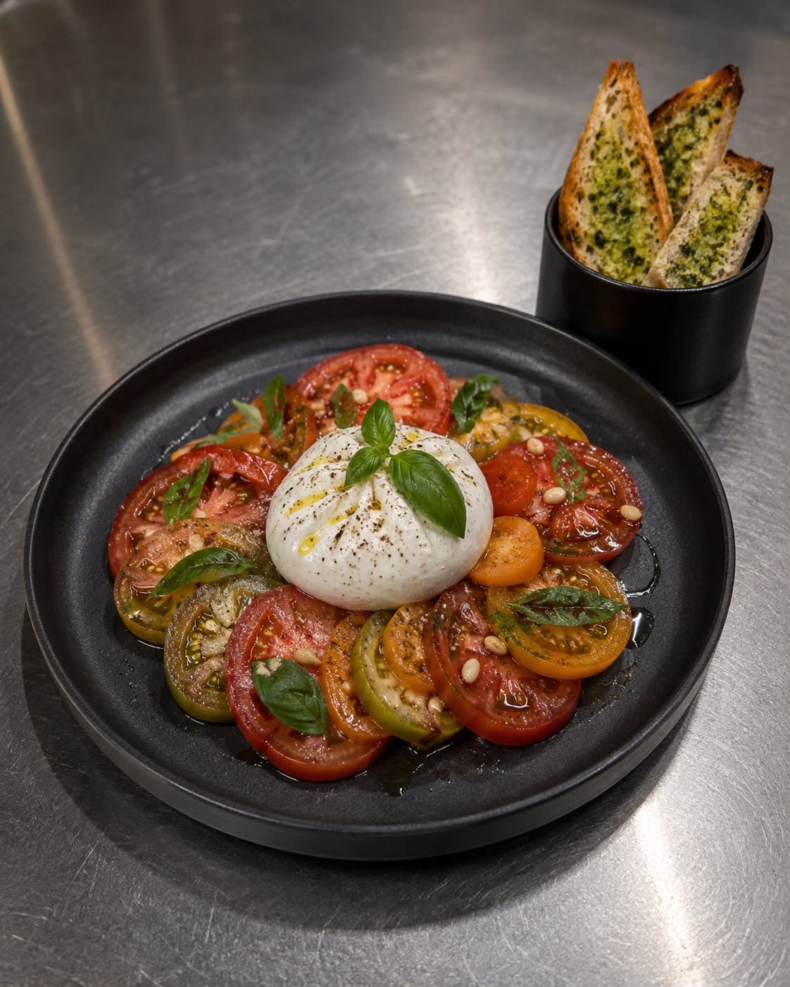 La Burrata de Cladie au restaurant Chez Cladie