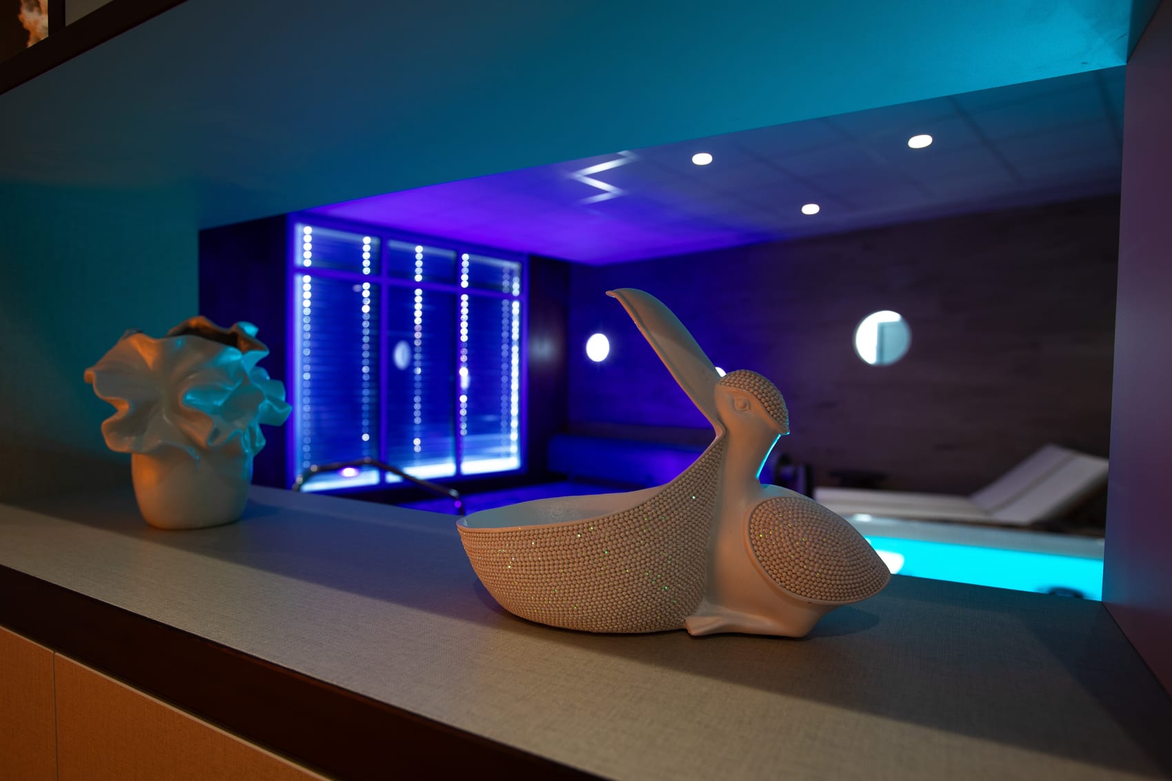 Décor de l’espace bien-être des Chaptalines